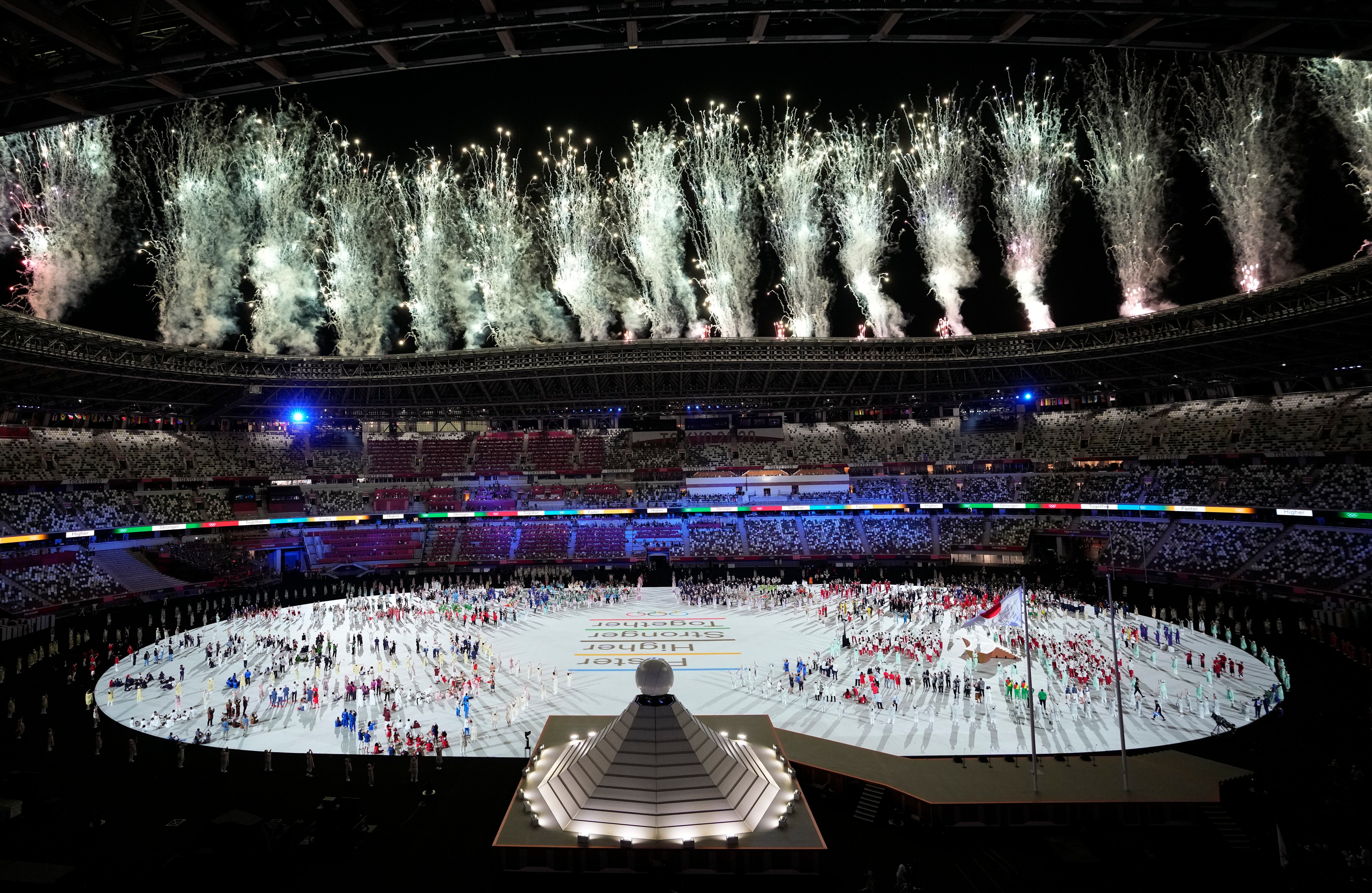 Show inaugural de los Juegos Olímpicos de Tokio 2020.