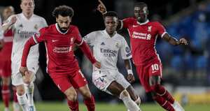 Real Madrid vs. Liverpool en la Champions League.