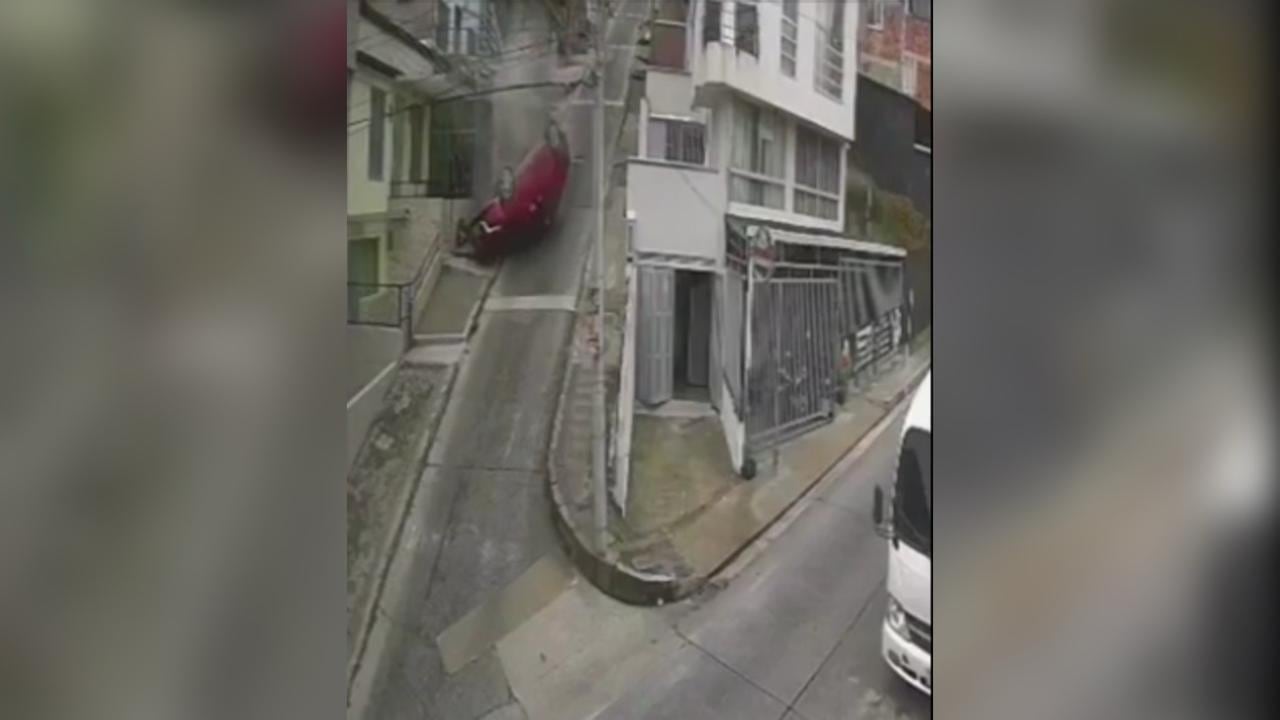 Fuerte accidente en Manizales.