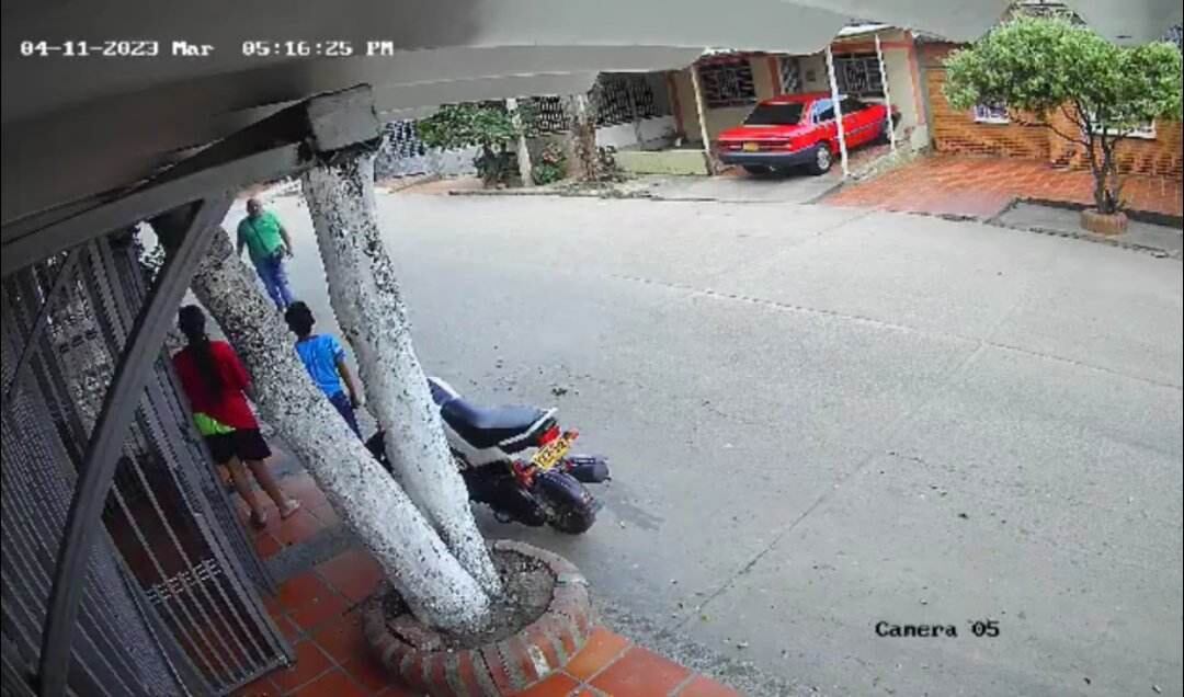 El agresor se encuentra desaparecido.