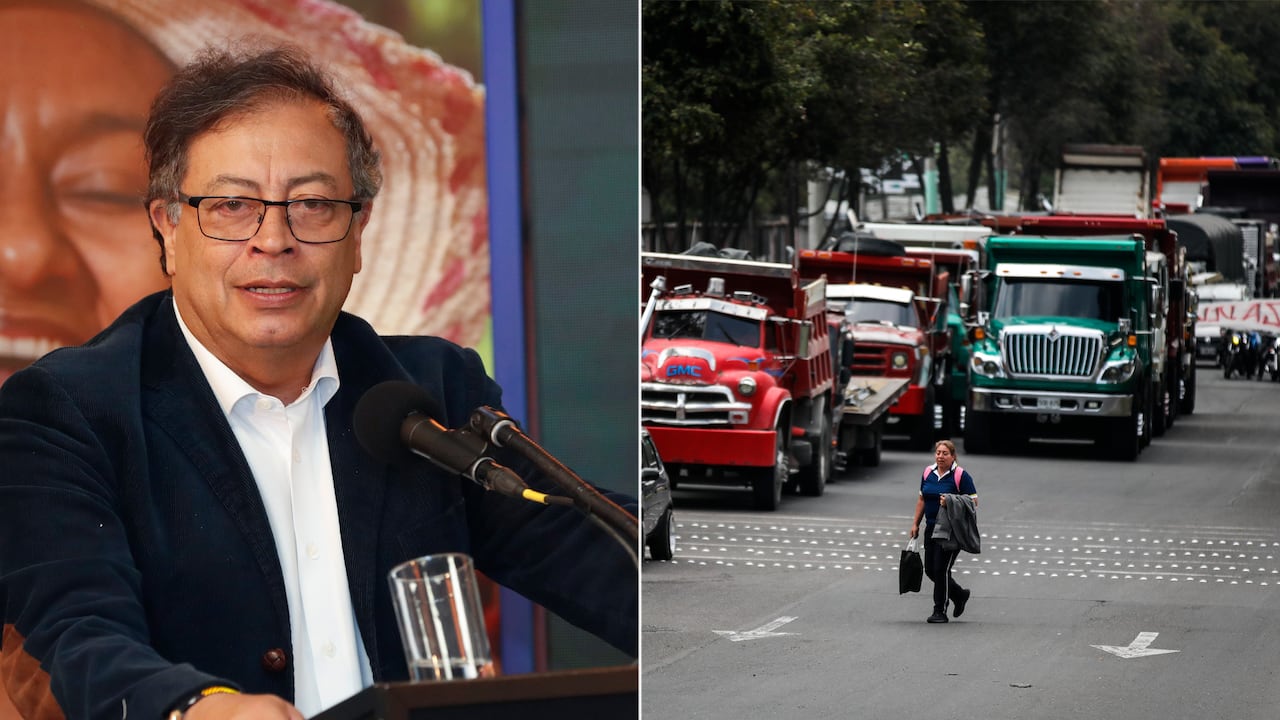 Presidente Gustavo Petro, paro de transportadores