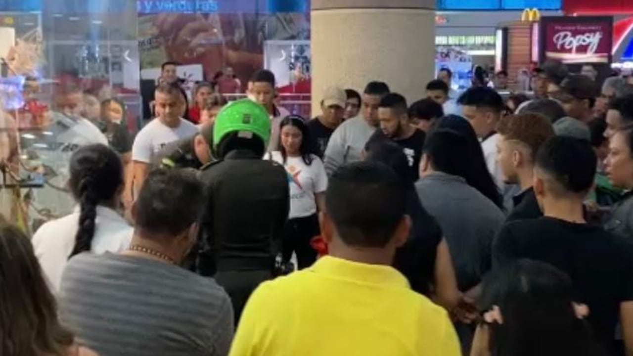 robo en centro comercial de Barranquilla.