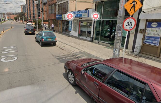 Este fue el punto del barrio Villa Alsacia, en Kennedy, donde se registró el atentado.