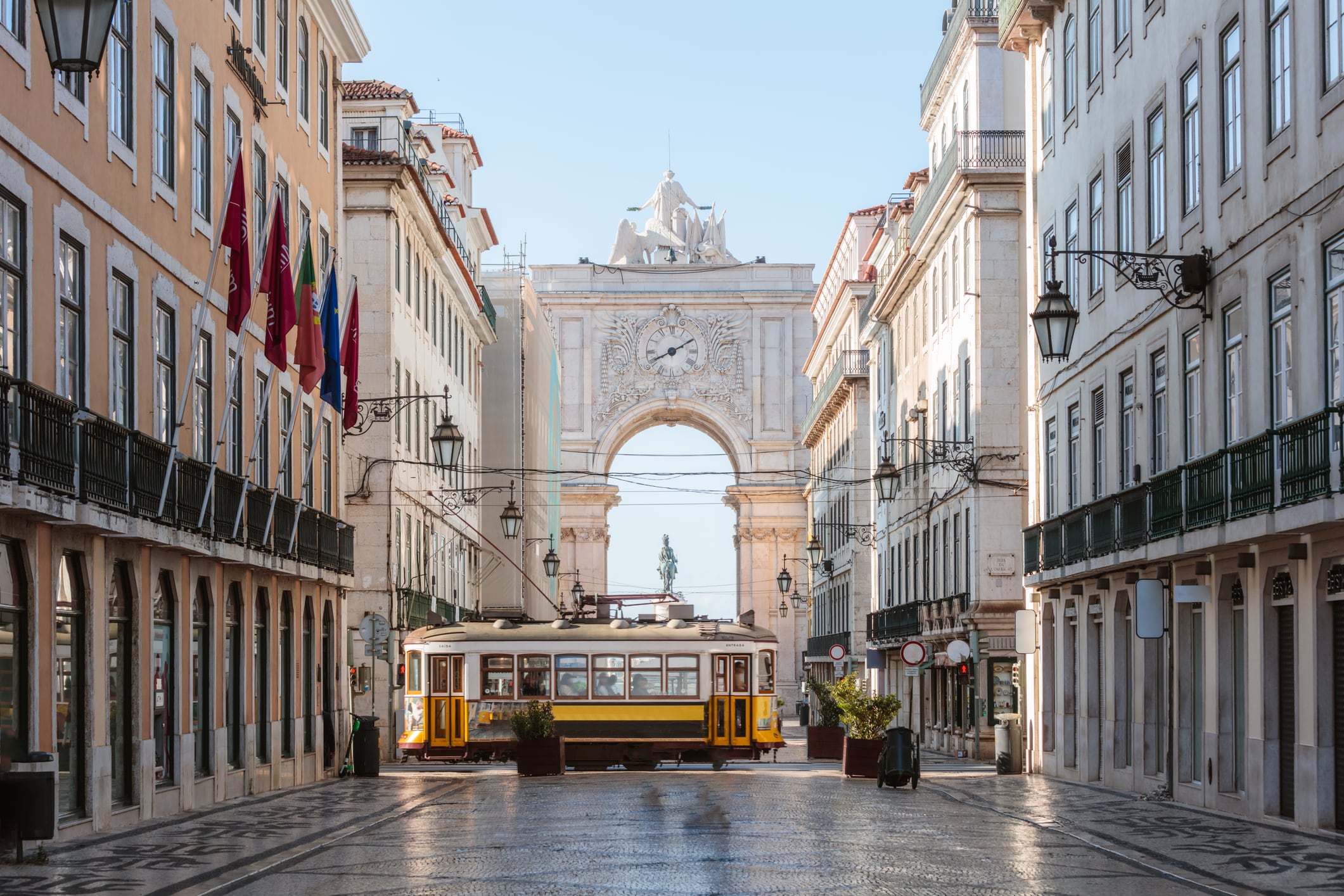 Arco de Rua Augusta, Baixa, Lisboa, Portugal