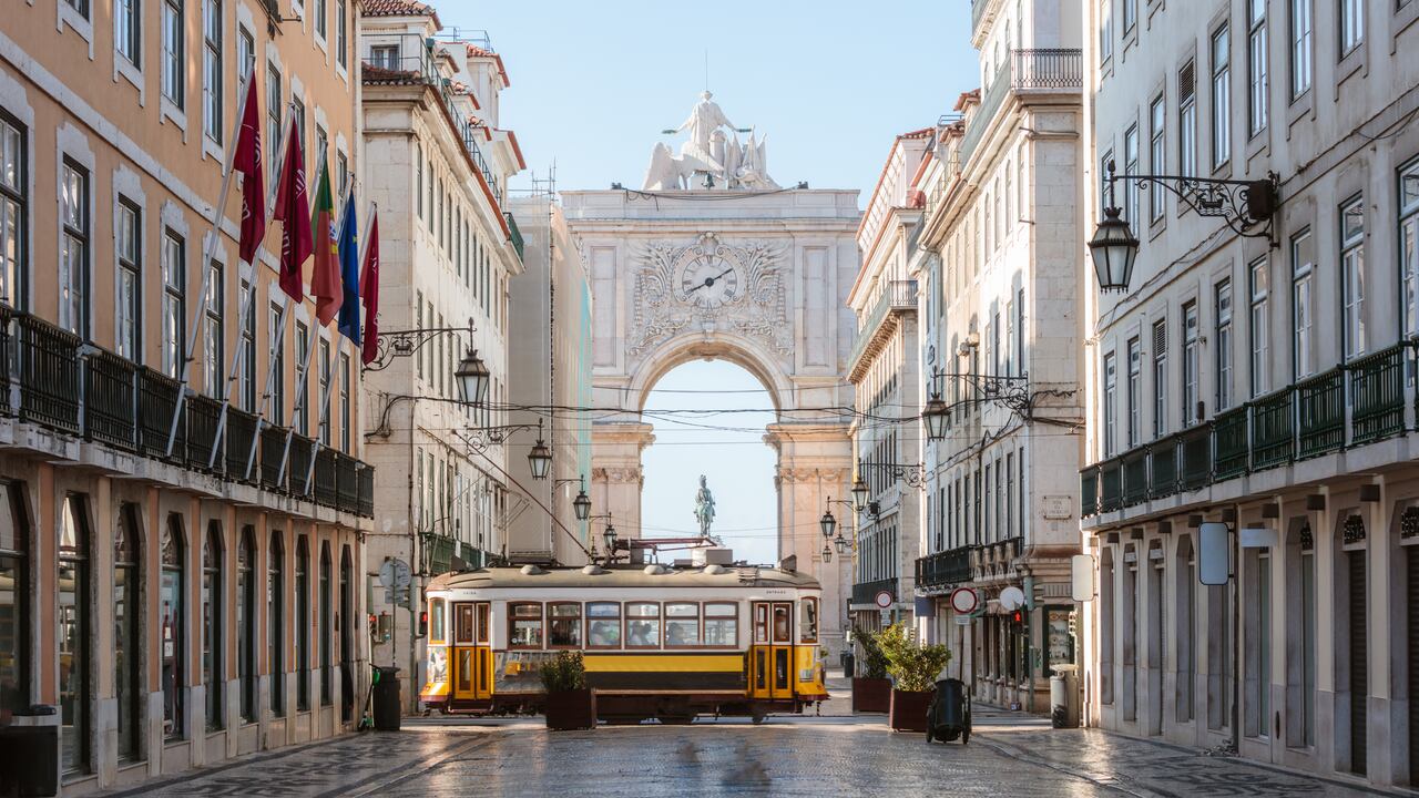 Arco de Rua Augusta, Baixa, Lisboa, Portugal