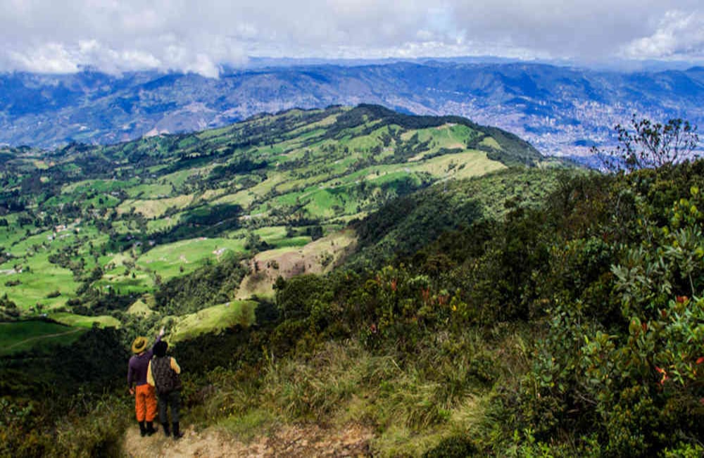Panorámica del páramo de Las Baldías, conocido como el más pequeño del mundo. Foto: Diego Zuluaga