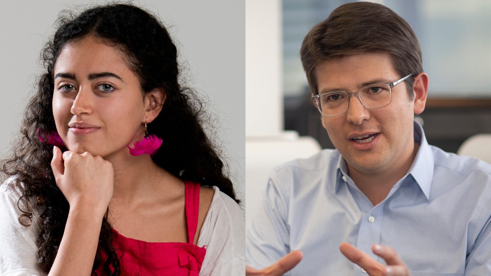 Sofía Petro y Miguel Uribe Turbay.