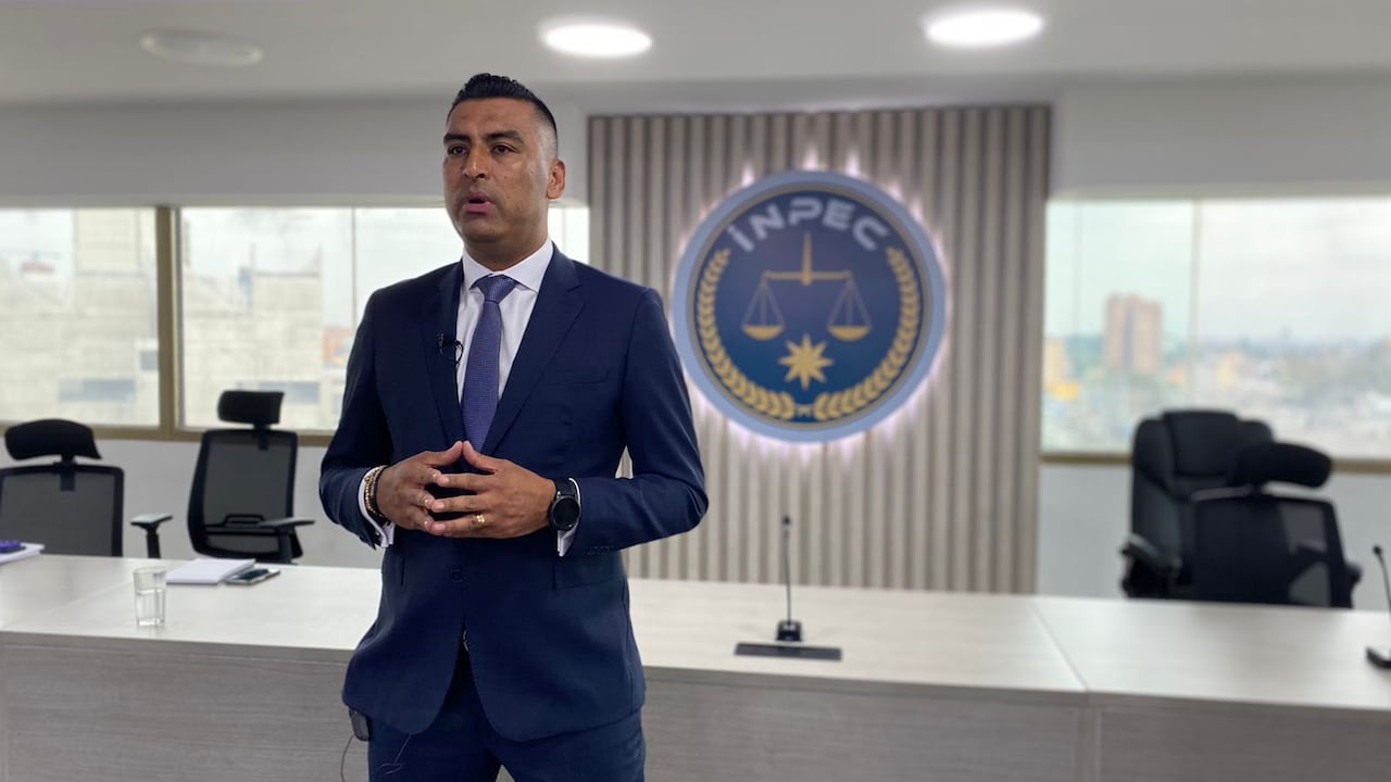 Coronel Daniel Gutiérrez. Director del Inpec.