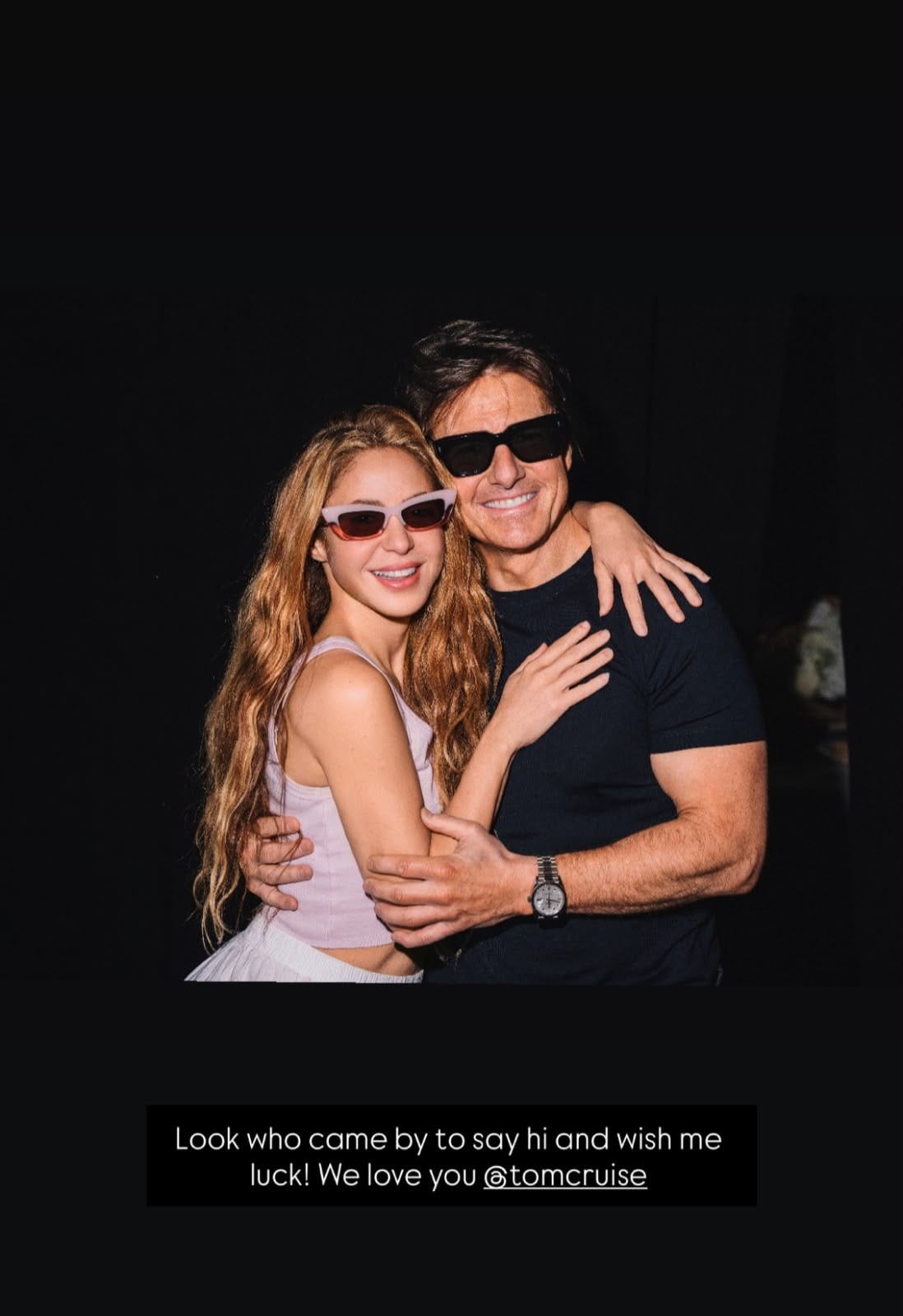 Shakira y Tom Cruise