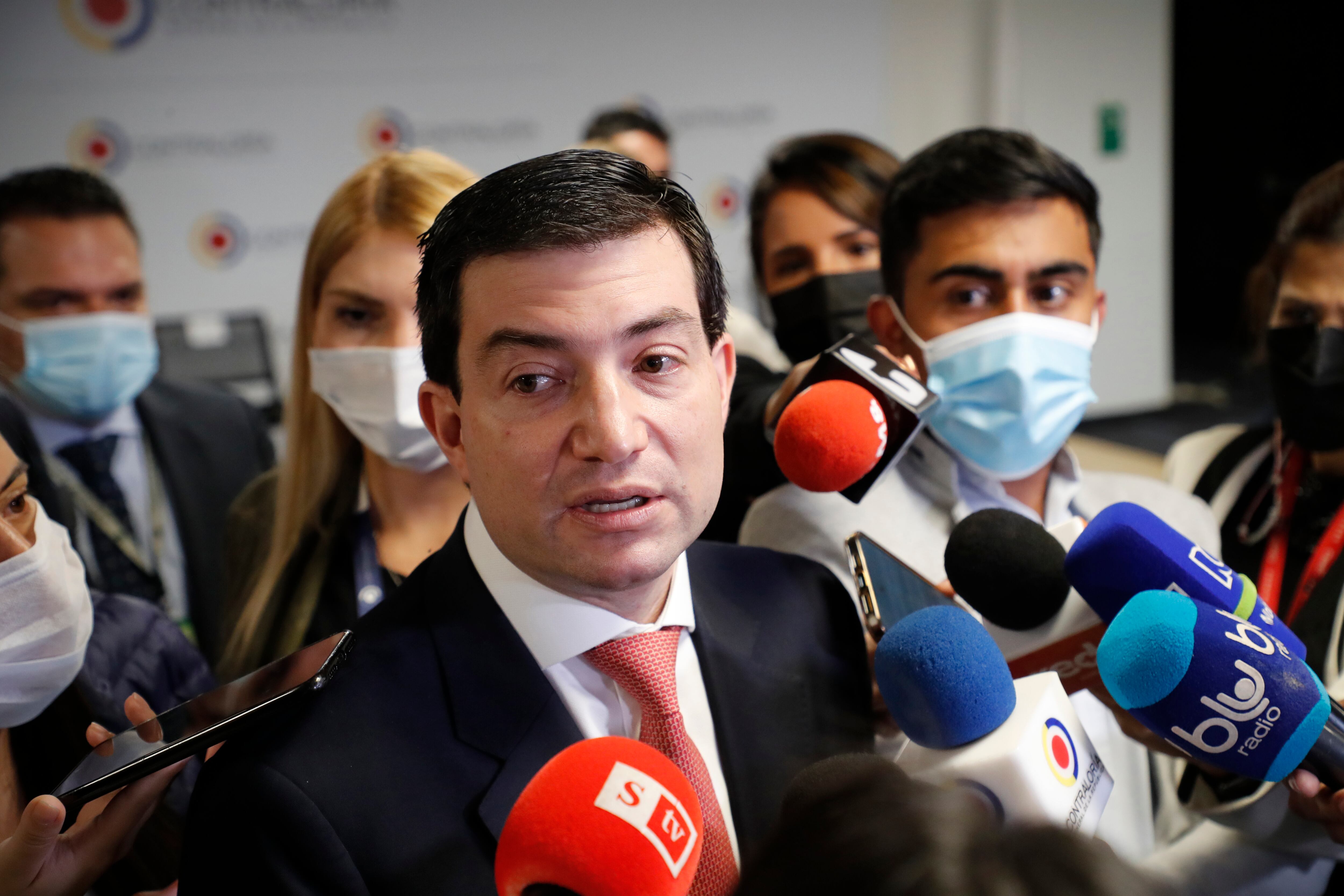 Mapfre firmó el contrato acuerdo con EPM del pago del siniestro del proyecto Hidroituango derivado del fallo con responsabilidad fiscal de la Contraloría General de la Nación 
Contralor Carlos Felipe Córdoba
Bogota dic 10 del 2021
Foto Guillermo Torres Reina / Semana