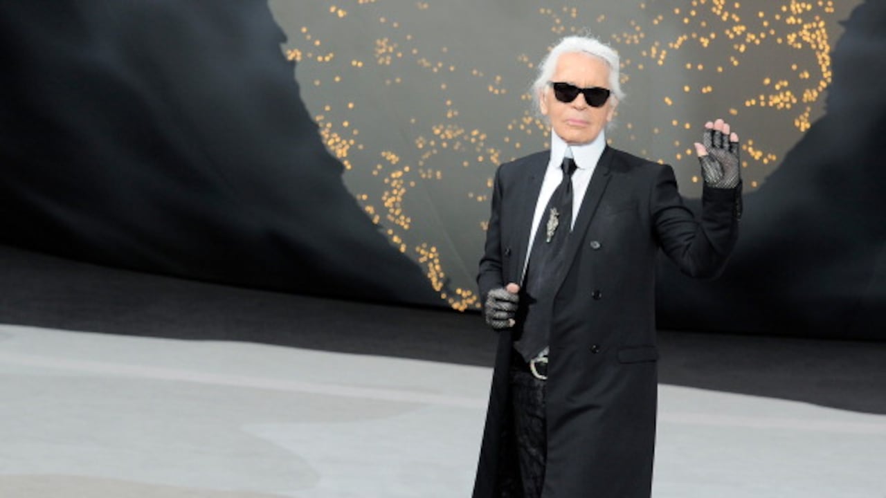 PARIS, FRANCE - Karl Lagerfeld (Photo by Kristy Sparow/FilmMagic)