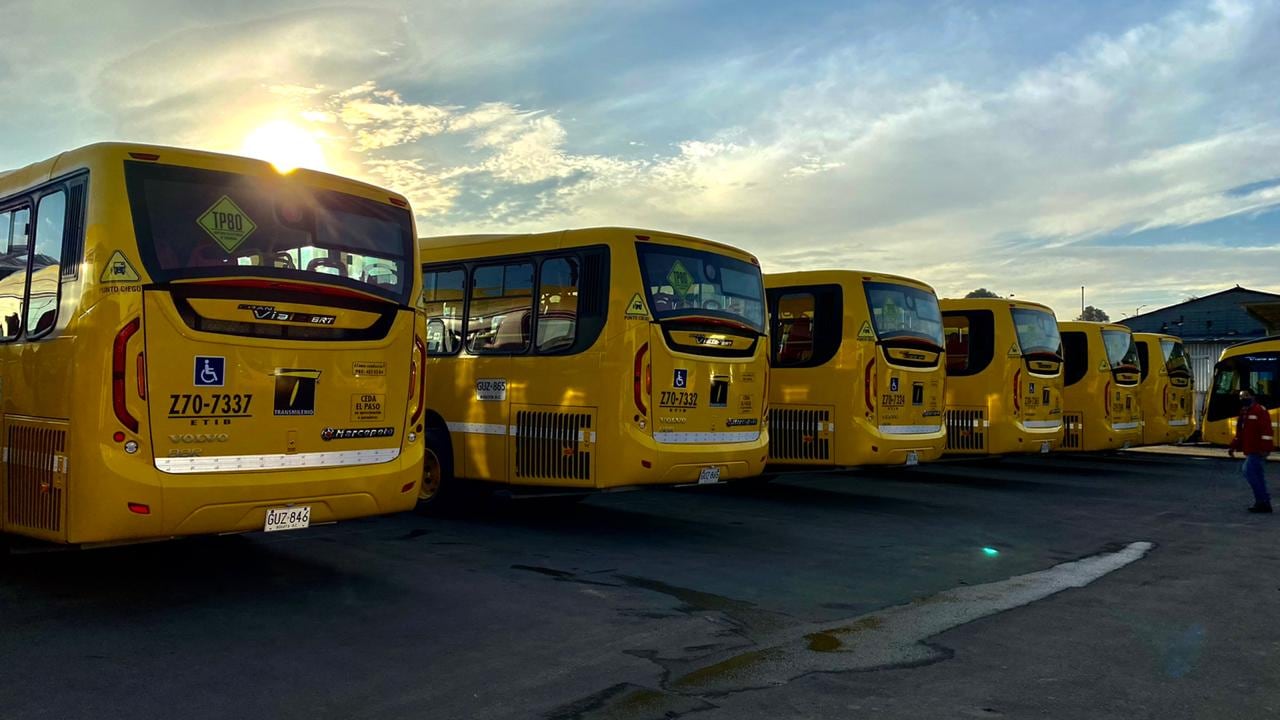 Nuevos buses Euro VI de TransMilenio