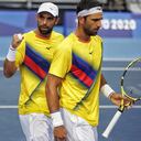 Juan Sebastián Cabal y Robert Farah en Tokio 2020