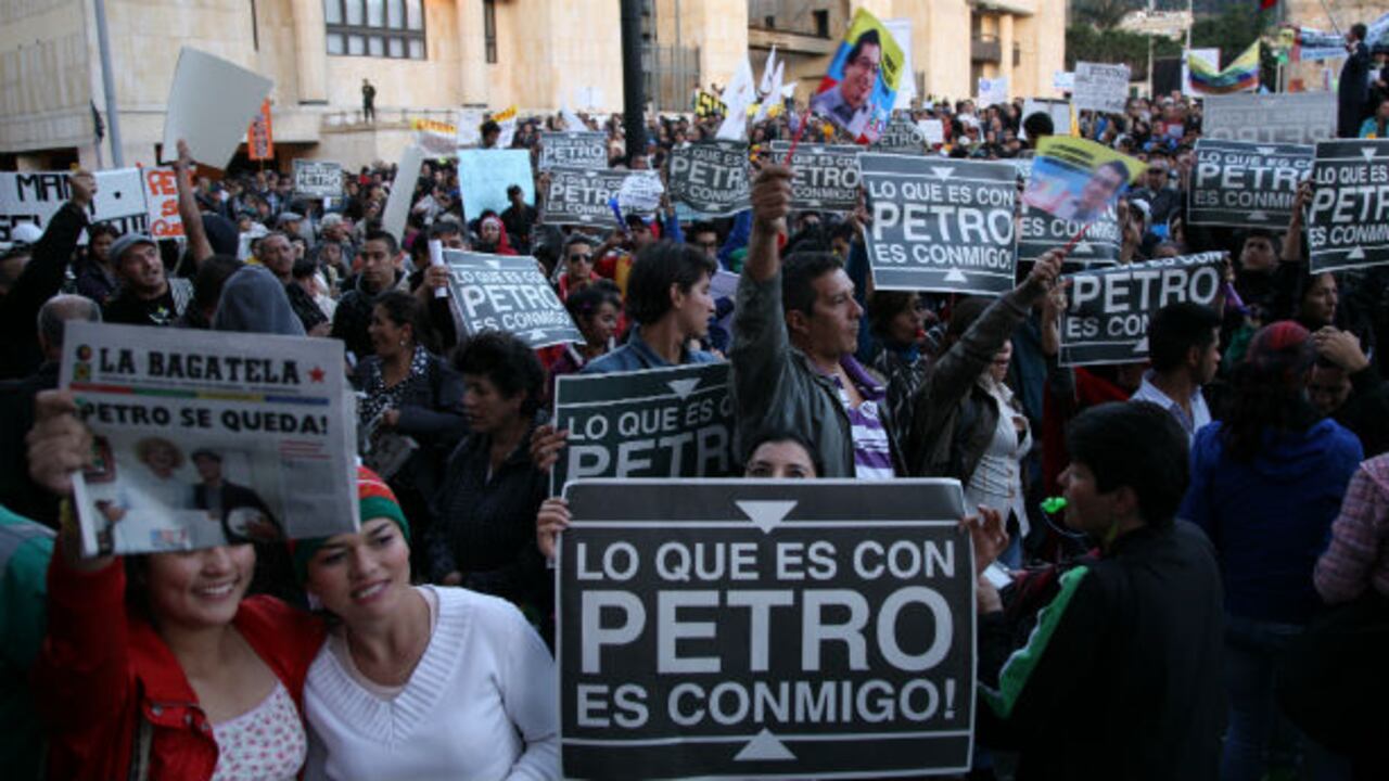 Durante varios días se han presentado protestas en la Plaza de Bolívar.