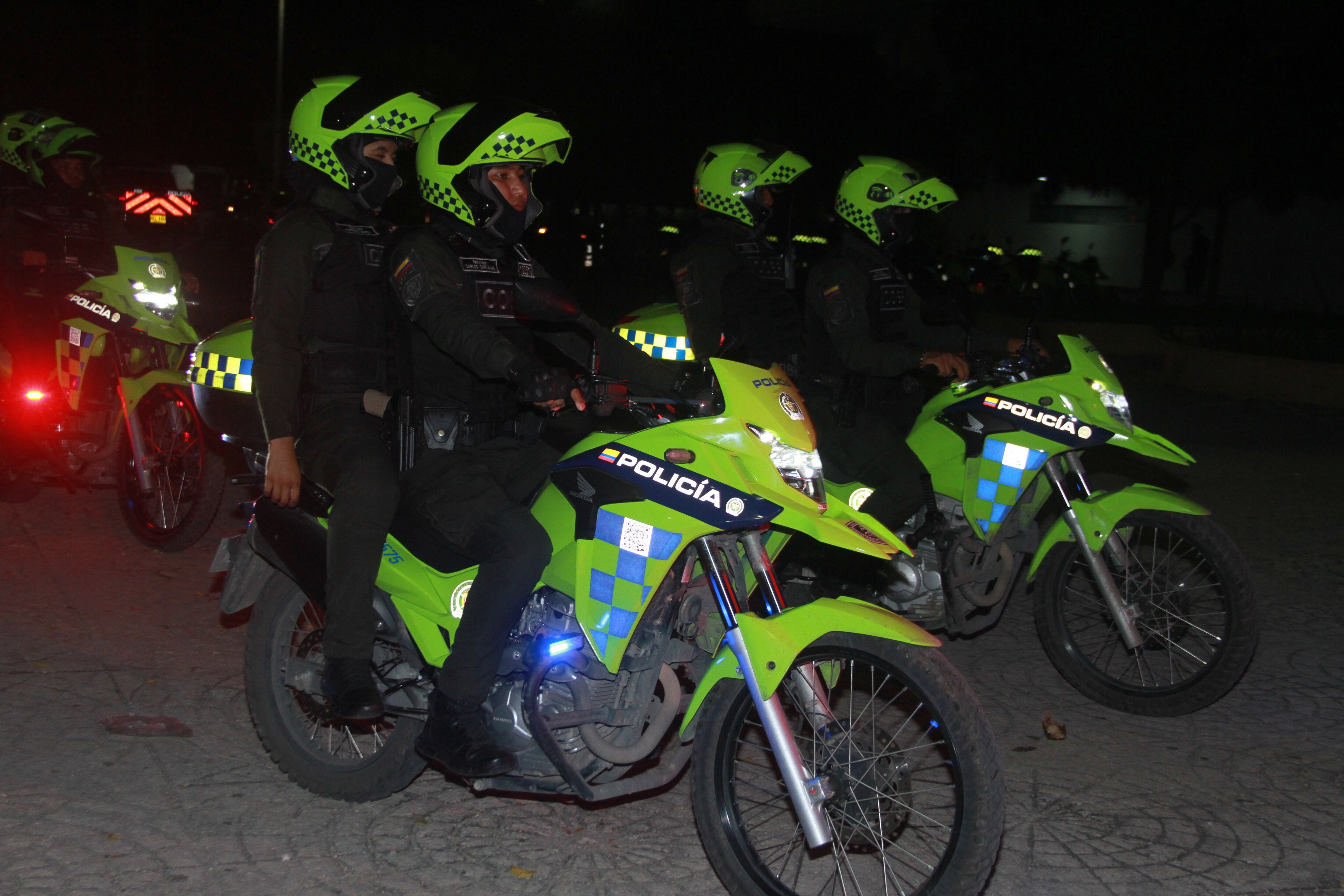Patrullajes de la Policía Metropolitana en las diferentes localidades.