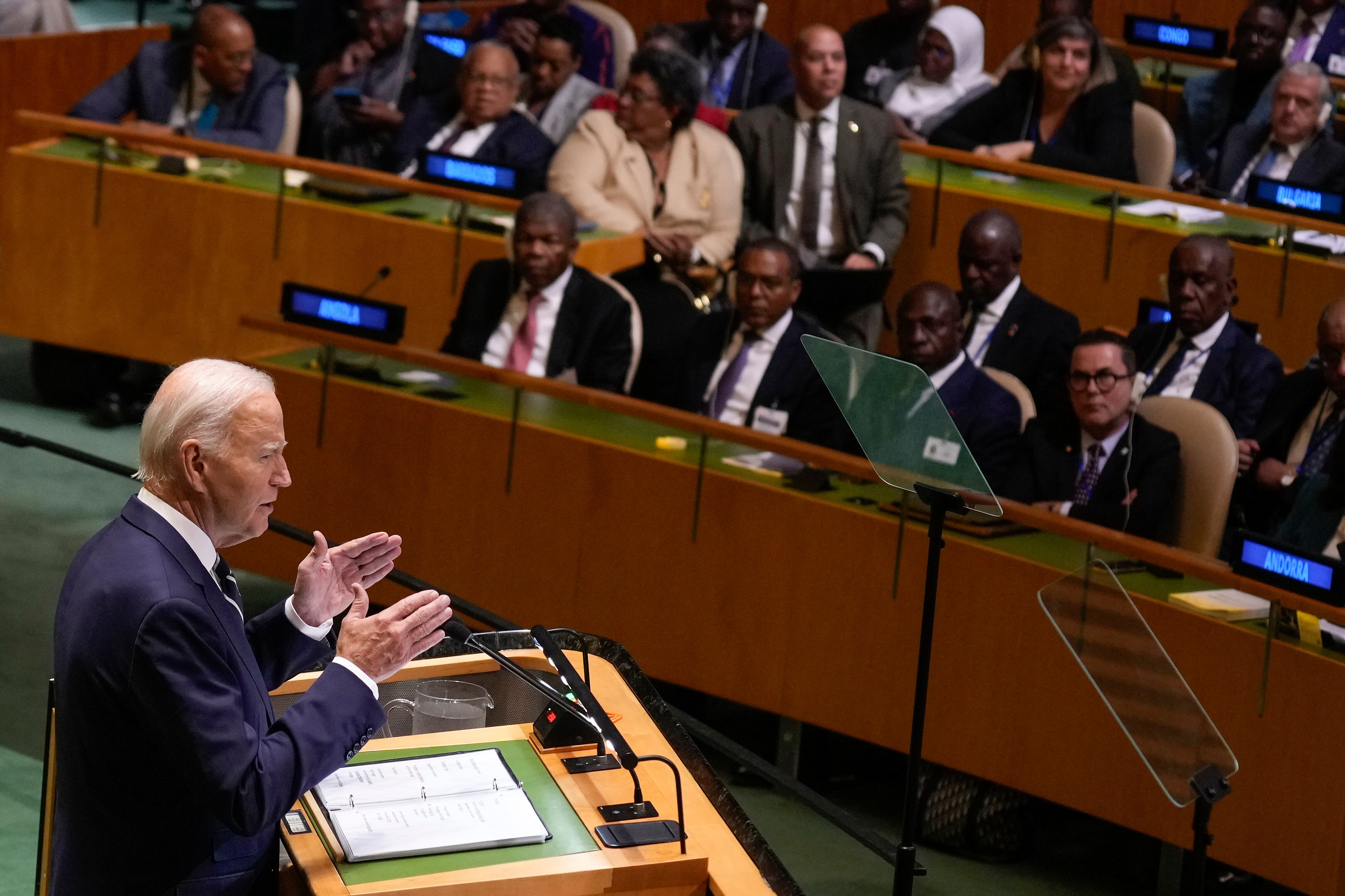 Biden en la Asamblea de la ONU