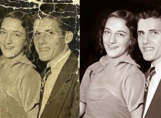 Los servicios pueden hacer que las fotografías viejas se vean como nuevas y también mejorar el aspecto de la foto y la gente en general.