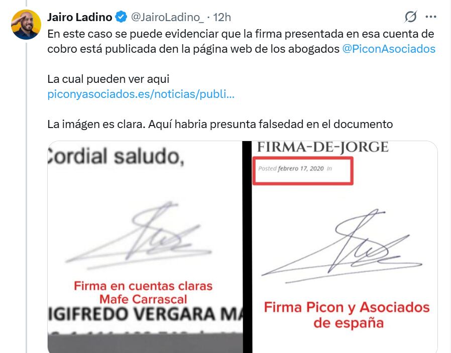 El activista Jairo Ladino denunció irregularidades en una firma presentada por la representante María Fernanda Carrascal.