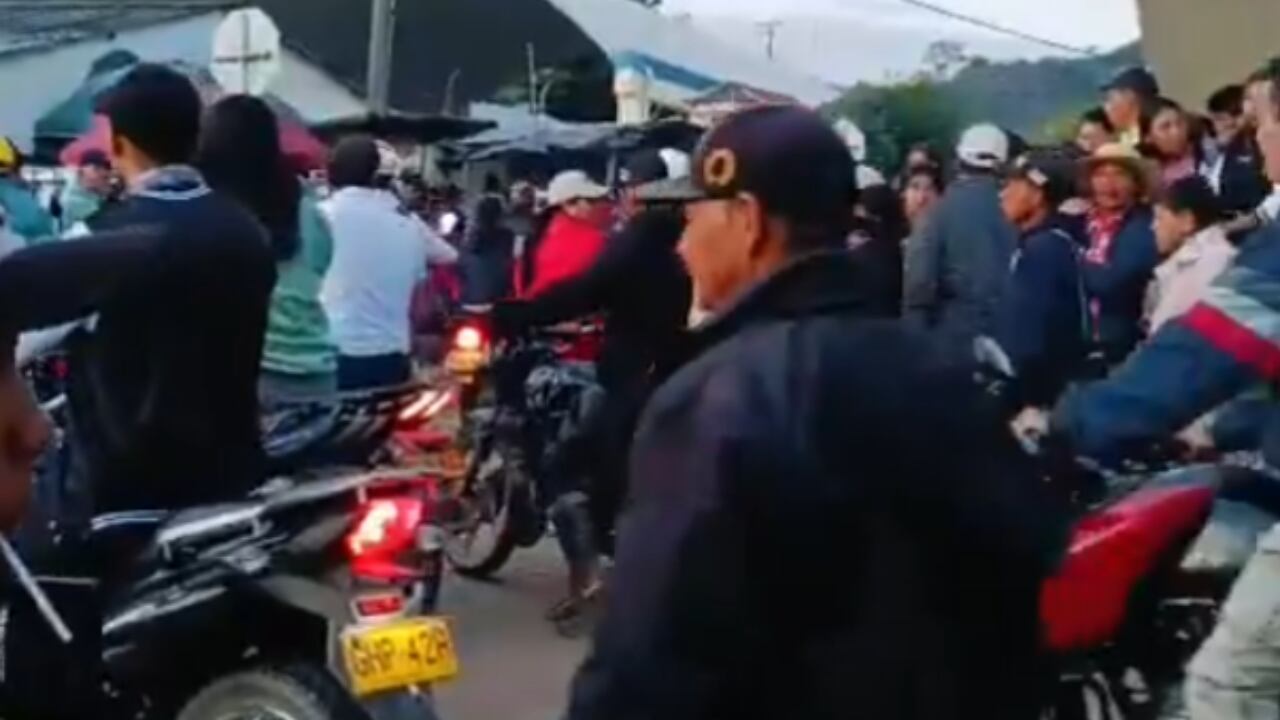 Este es el momento en el que se realizaba la caravana.