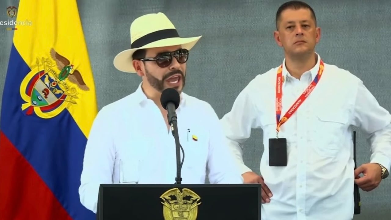 El presidente Abelardo De La Espriella arremetió contra la administración de Gustavo Petro.