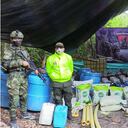 Hallan en Bolívar laboratorio de cocaína perteneciente al ELN/Foto: @COL_EJERCITO