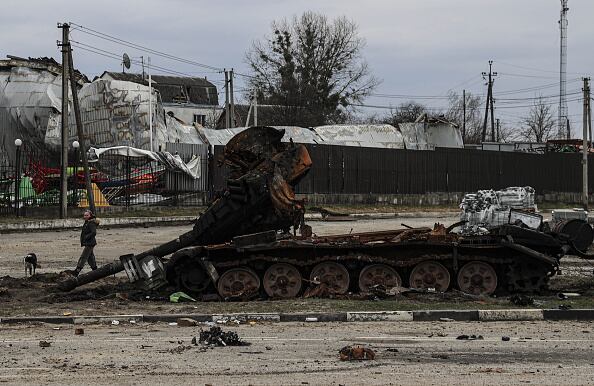 Varios tanques rusos han sido destruidos por las fuerzas ucranianas desde el inicio de la guerra entre ambos países.