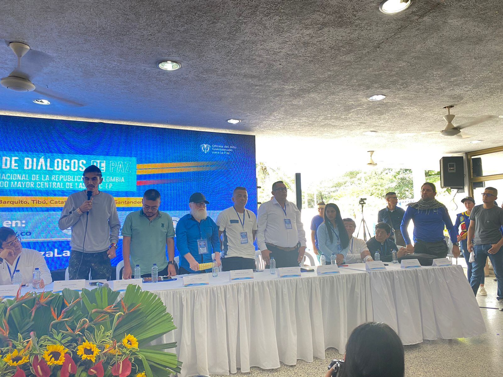 Instalación de los diálogos de paz entre el Gobierno y el EMC de las Farc.