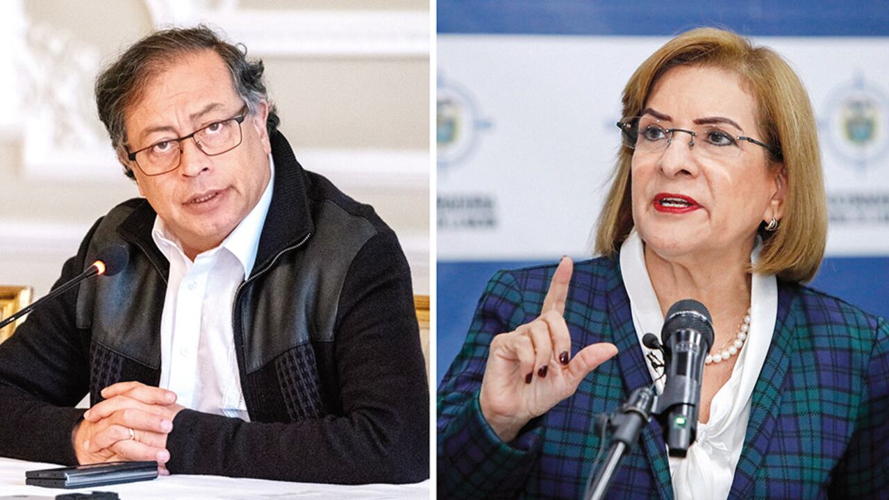    La procuradora Margarita Cabello le pidió a la fuerza pública proteger a los magistrados de la Corte Suprema, y el presidente Gustavo Petro la recriminó.