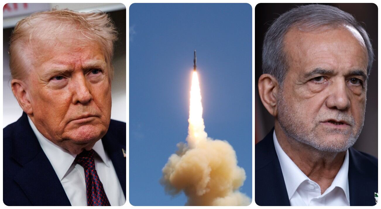 Donald Trump y Masoud Pezeshkian