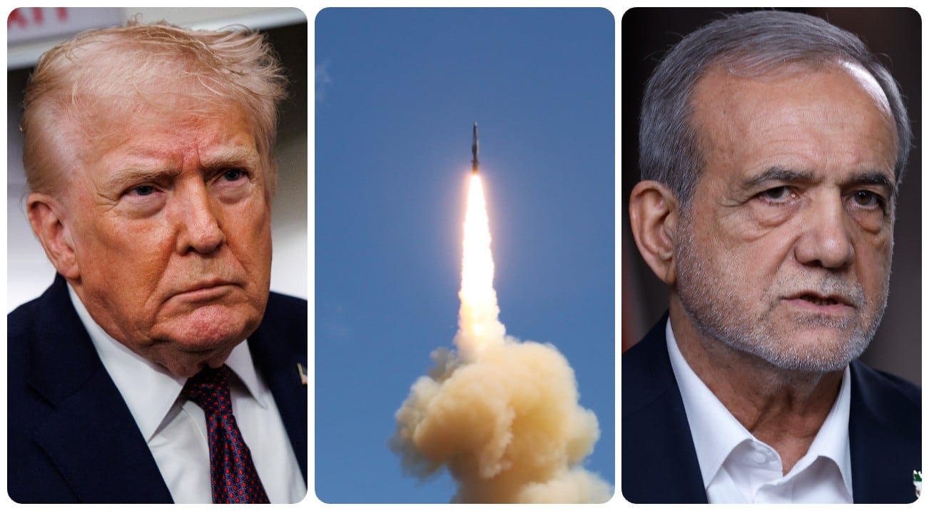 Donald Trump y Masoud Pezeshkian