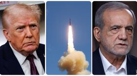 Donald Trump y Masoud Pezeshkian