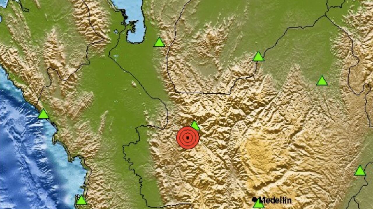 Temblores en Dabeiba, hoy miércoles 5 de marzo.