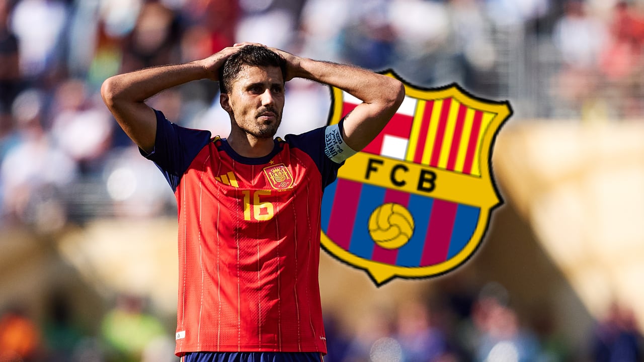 Rodri decidió ir al Barcelona en lugar que al Real Madrid. Manchester City busca que le paguen 80 millones por la operación