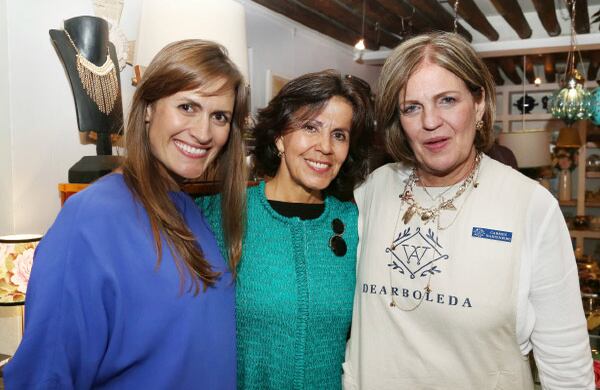 Mónica Holguín, Pepa Pombo y Carmenza de Arboleda.