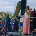 La gestora social, Taliana Vargas.