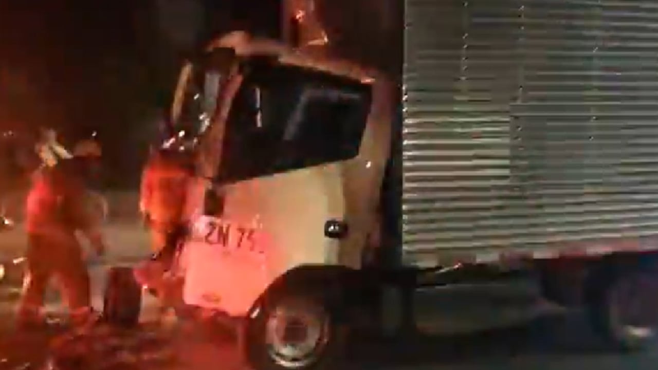 El accidente ocurrió en la calle 80.