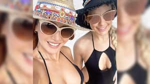 Las actrices son amigas desde hace décadas y se reencontraron en Miami. Foto: Instagram @caritobetancourt.