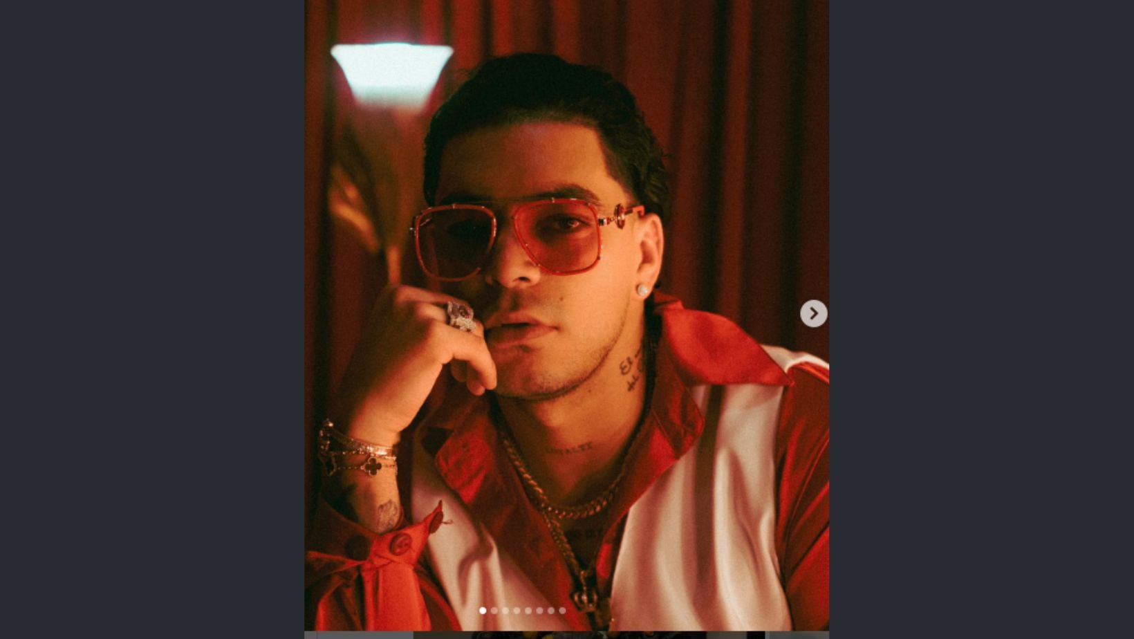 Ryan Castro, cantante reguetonero
Foto Instagram @ryancastrro