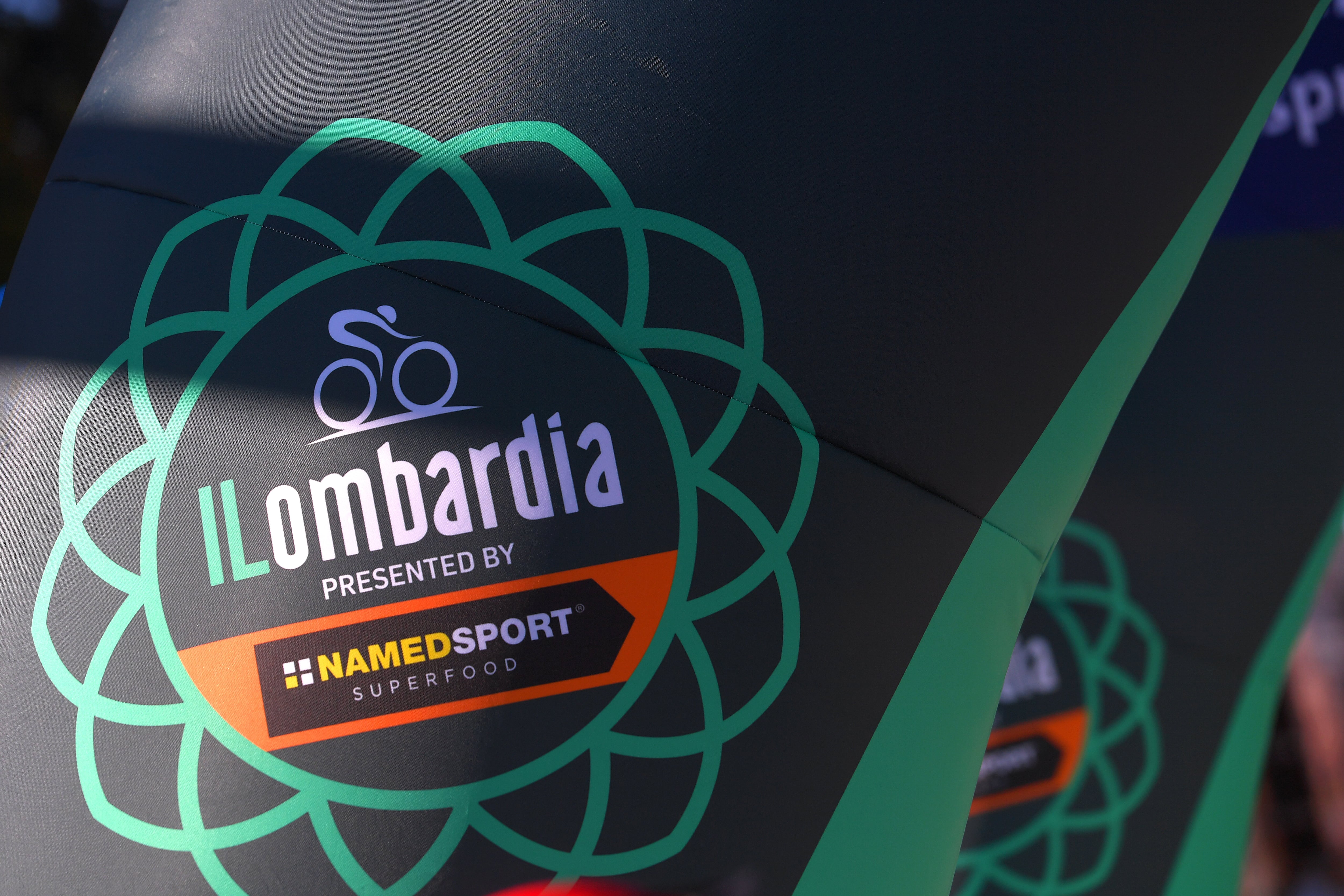 Cycling: 111th Il Lombardia 2017
Illustration / ILombardia Logo / Start /
Bergamo - Como (247km) / IL / (Photo by Tim de Waele/Corbis via Getty Images)