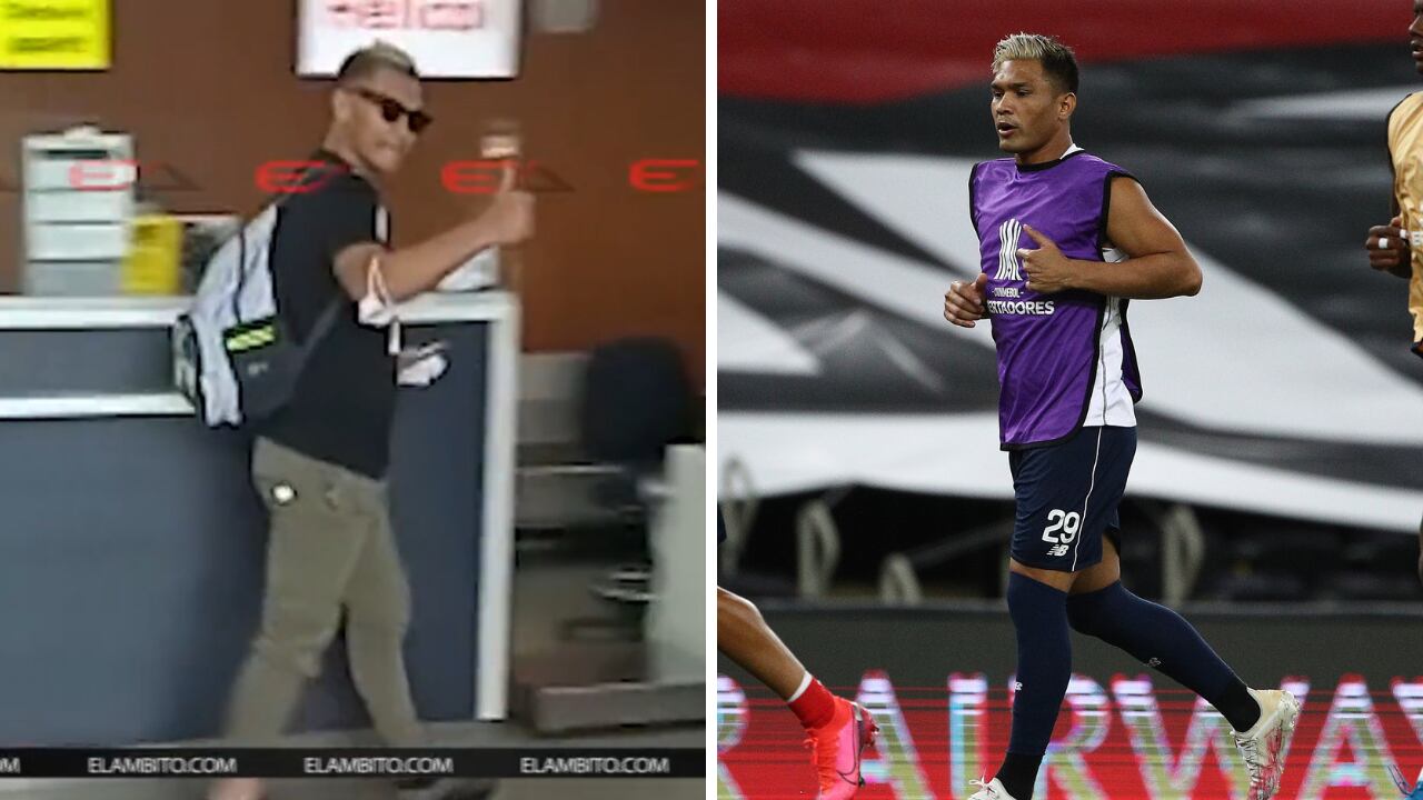 Teófilo GutiérrezTeófilo Gutiérrez rumbo a Bucaramanga para firmar su nuevo contrato..