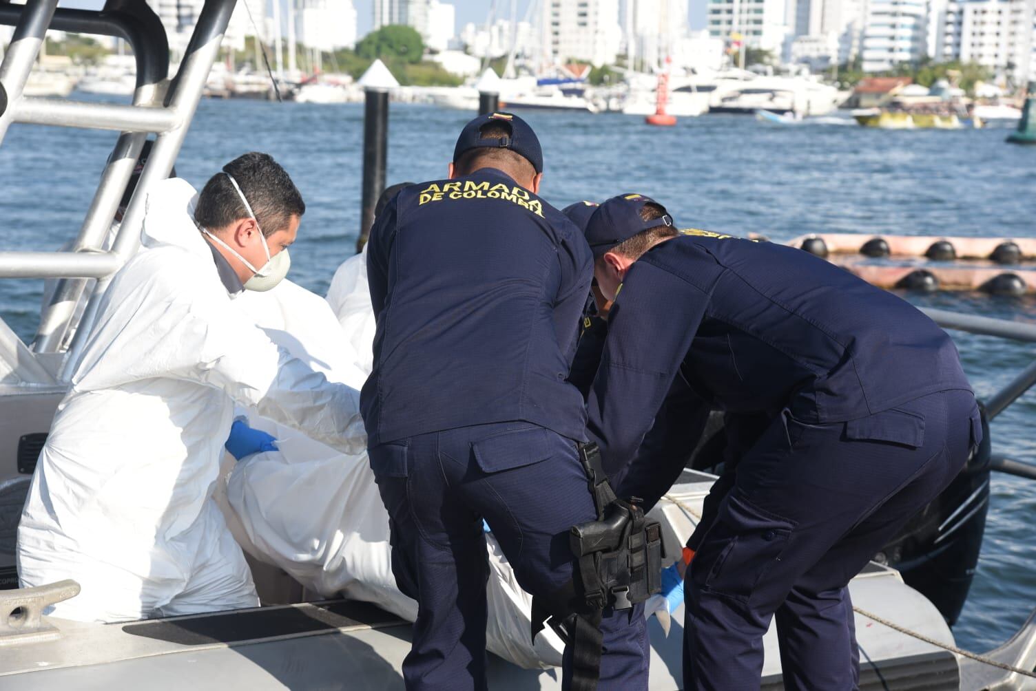 Embarcación se hundió en el mar Caribe.