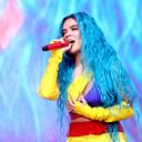 INDIO, CALIFORNIA - 24 DE ABRIL: Karol G se presenta en el escenario de Coachella durante el Festival de Música y Artes de Coachella Valley 2022 el 24 de abril de 2022 en Indio, California. (Foto de Amy Sussman/Getty Images para Coachella)