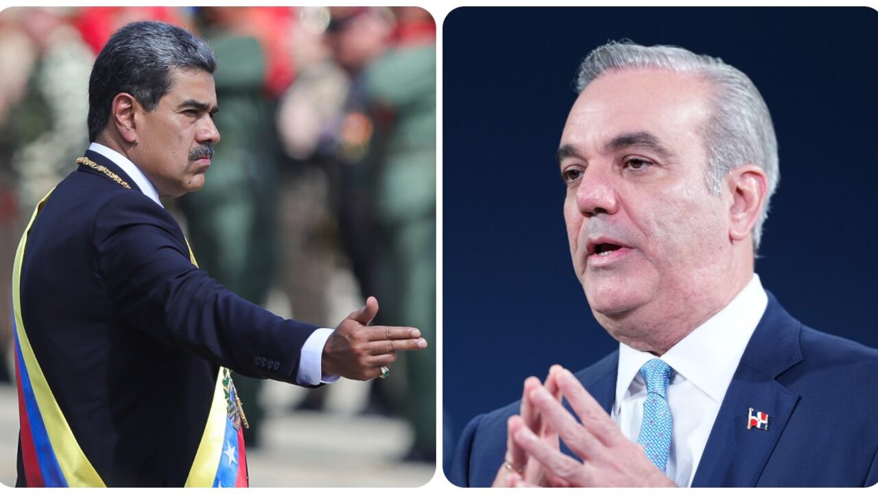 Luis Abinader contra Nicolás Maduro.