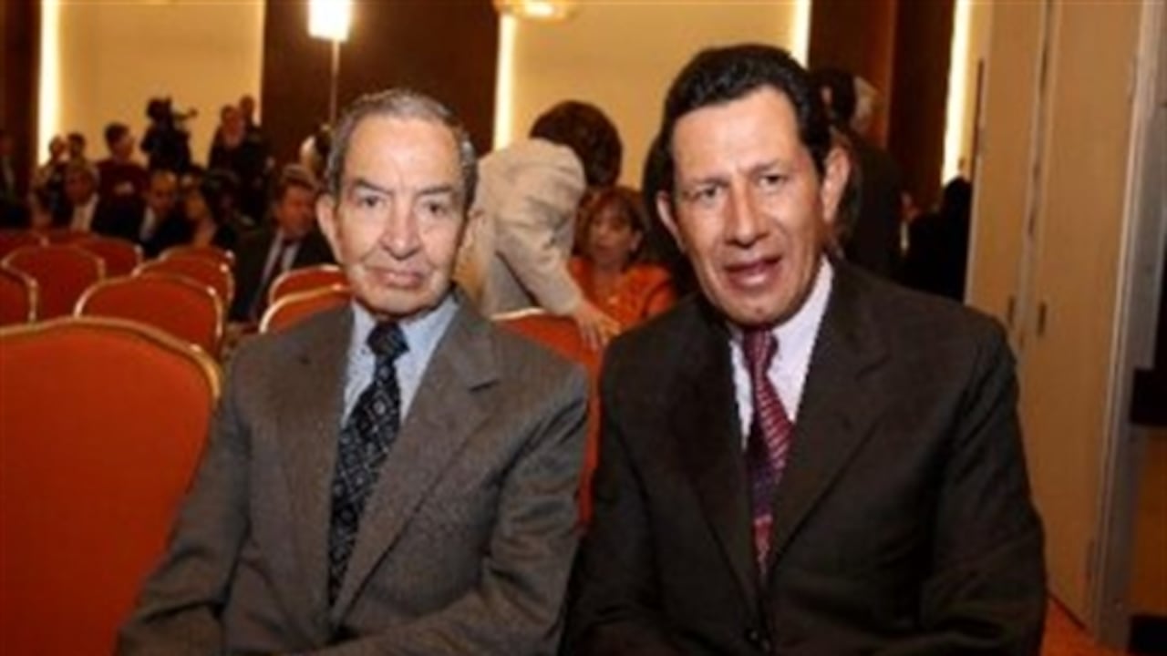 (der.) Carlos Pacheco y su hijo Eduardo Pacheco (izq).