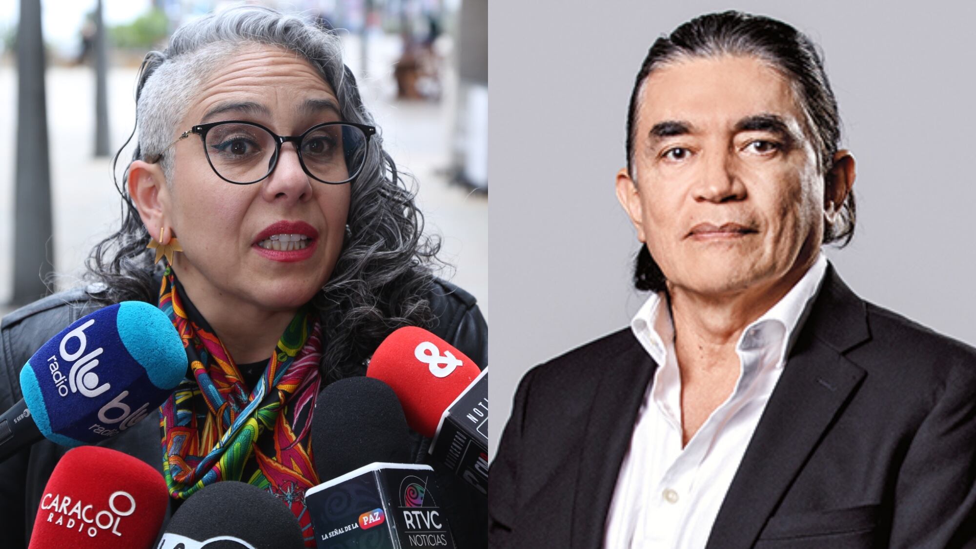 María José Pizarro y Gustavo Bolívar