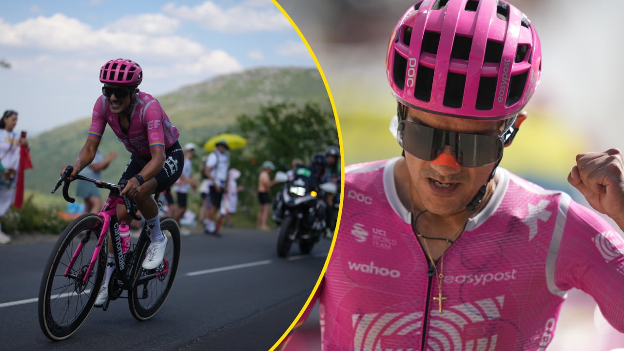Richard Carapaz sacó la cara por Sudamérica en la etapa 18