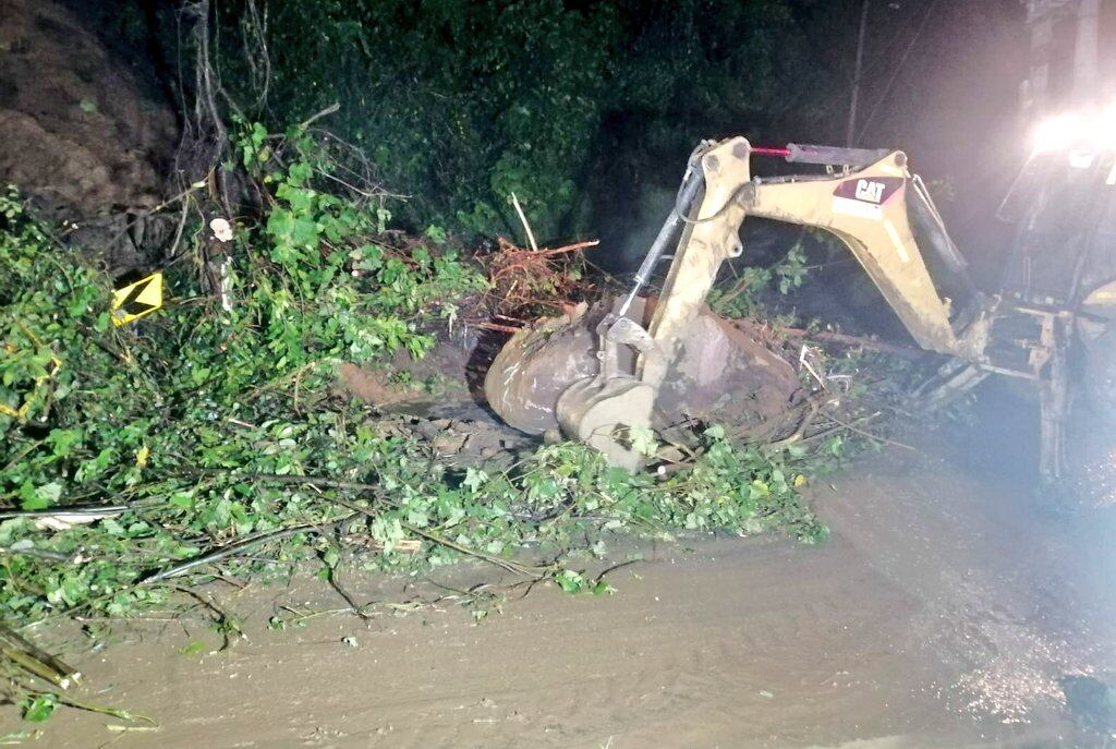 Emergencias por lluvias y vendavales en Manizales este viernes, 17 de noviembre de 2023