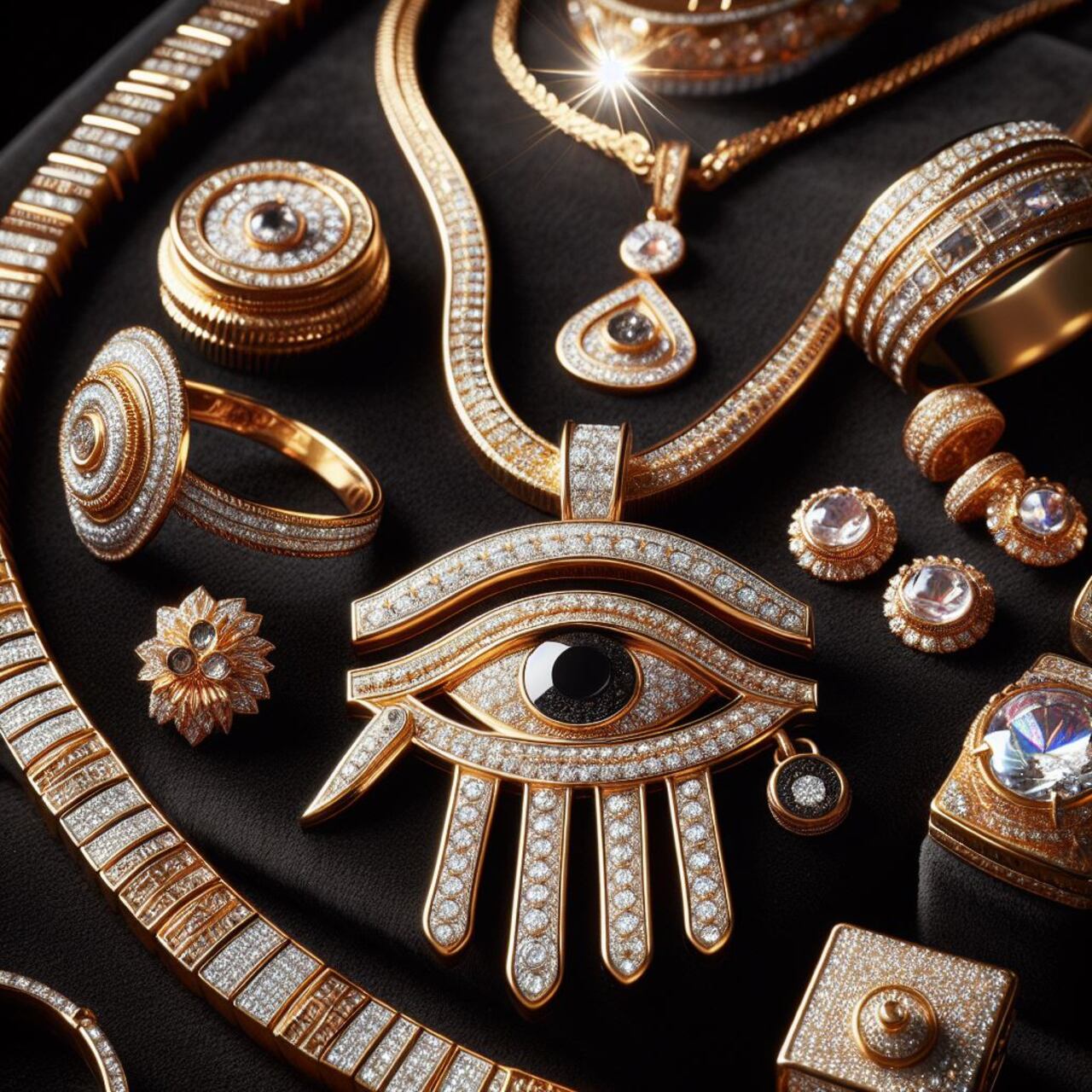 Ojo de Horus en las joyas.