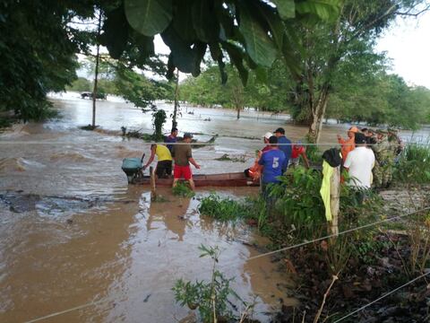 Desbordamiento del río Lebrija.