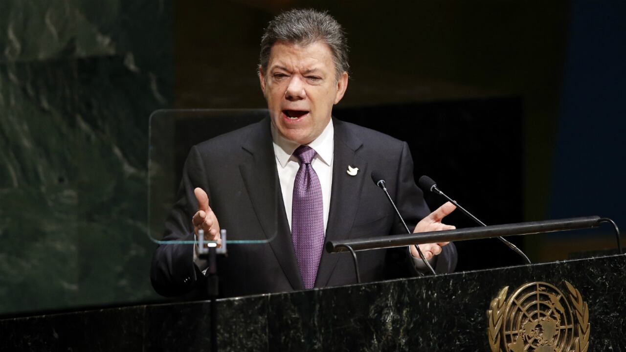 El presidente expuso y defendió el proceso del paz con las FARC ante el pleno de la ONU.